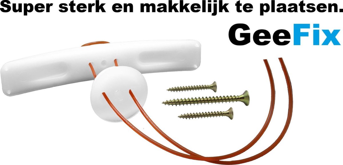 holle wandplug GeeFix hollewandanker 4pack gipsplaat bevestigingen pluggen