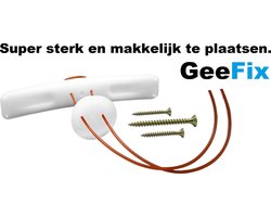 holle wandplug GeeFix hollewandanker 4pack gipsplaat bevestigingen pluggen
