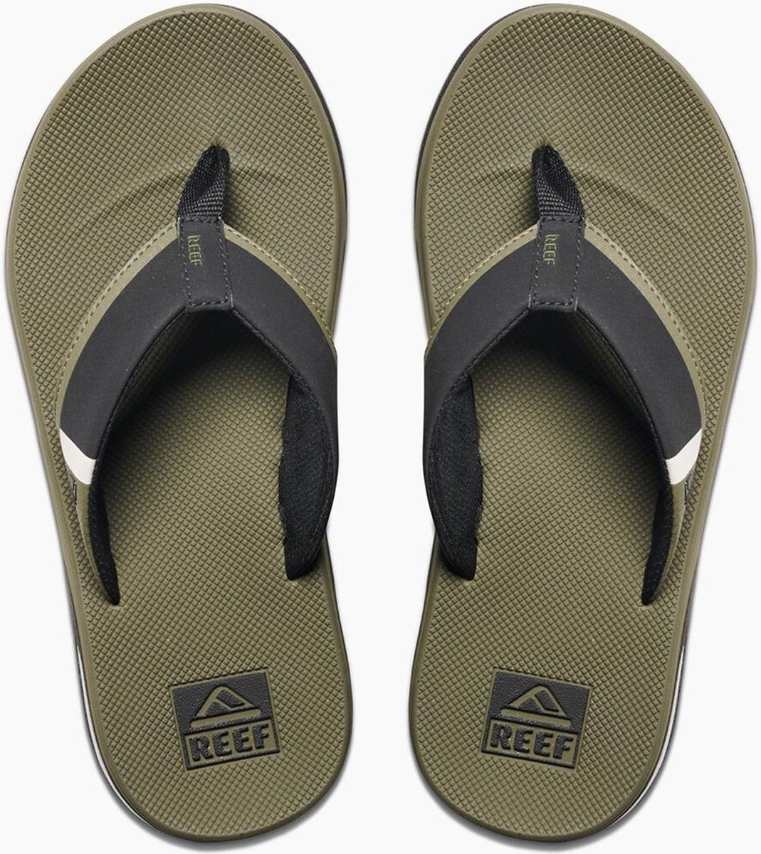 Reef Fanning Low Heren Slippers Olive