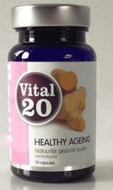 Vital20 HEALTHY AGEING - Natuurlijk gezond ouder worden met kurkuma en mariadistel-extract (30 capsules)
