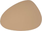 Cosy en Trendy Placemat - Beige - 41x30cm - Leder - (set van 6) en Yourkitchen E-kookboek
