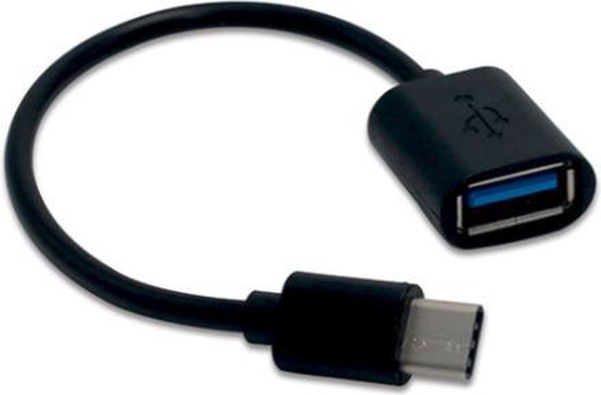USB-C naar USB-A 3.0 OTG Host kabel 20 cm, dataoverdracht 5 Gbit/s, adapter voor MacBook, laptop, smartphone - Afbeelding 2