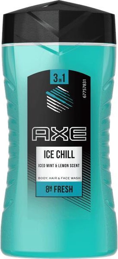 Gel Shower Axe Mini - Ice Chill - 3 en 1 - 50 ML | bol