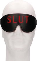 Ouch! Blindfold - SLUT - Black