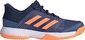 adidas Adizero  Sportschoenen - Maat 38 2/3 - Unisex - Blauw/Oranje/Wit