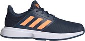 adidas Gamecourt  Sportschoenen - Maat 46 - Mannen - Navy/Oranje/Wit