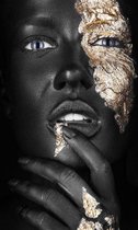 Dark Skinned Girl – 40cm x 60cm – Fotokunst op Plexiglas – Incl. blind ophangsysteem – Gratis verzending – Plexiglas Schilderij