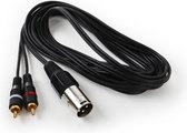 FrontStage Y-kabel XLR naar RCA 3m