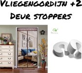 Vliegengordijn- vliegengordijn deur- deurgordijn - 210 x 90 - Magnetisch-