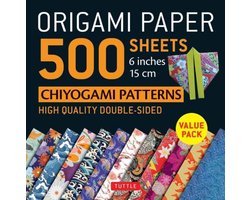 Origami Paper 500 sheets Chiyogami Designs 6 15cm Tuttle Origami Paper Origami Sheets Printed with 12 Different Designs Instructions for 8 Sheets Printed with 12 Different Designs