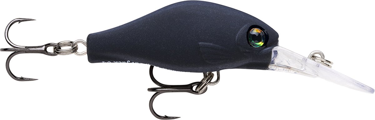 Rapala - SHADOW RAP® FAT JACK Matte Black UV - 4 g - 4 cm