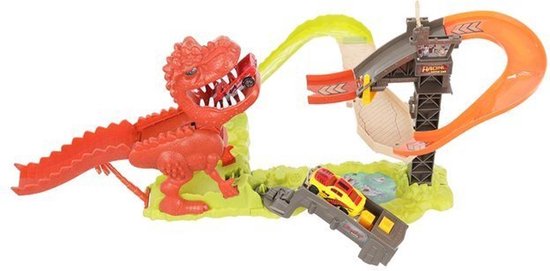 Hotweels baan - Dinosaurus baan - Speelgoedauto baan - Speelgoed auto - XL  versie -... | bol.com