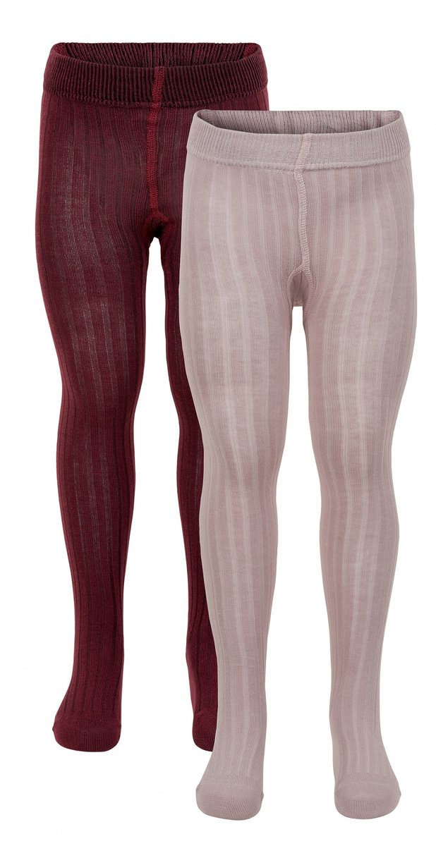Minymo Maillot Meisjes Katoen Grijs/rood Maat 104/110 2 Stuks