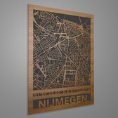 Stadskaart Nijmegen met coördinaten