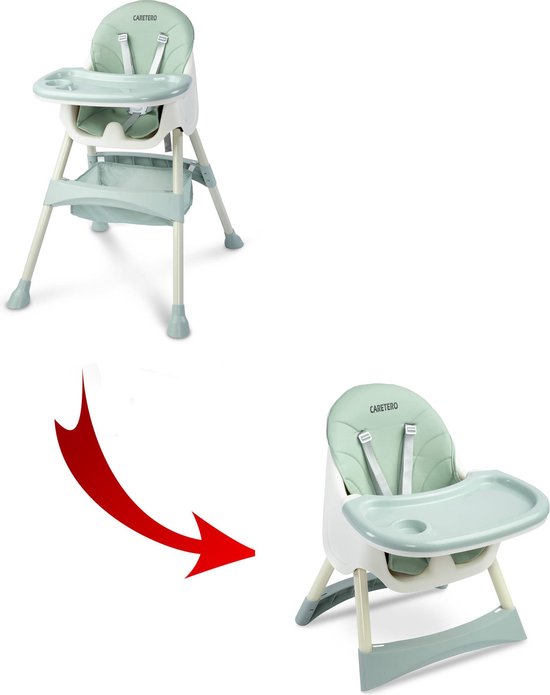 Chaise haute 2-en-1 BILL Mint -baby Feeding Stoe | bol