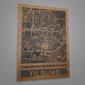 Stadskaart Tilburg met coördinaten