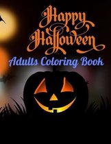 Halloween Adults Coloring Book