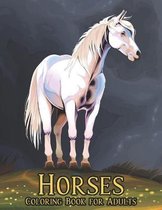 Horses Coloring Book for Adults