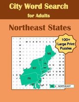 City Word Search for Adults Northeast States