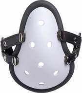 XR Brands - Master Series - Musk Athletic Cup Muzzle with Removable Straps - White