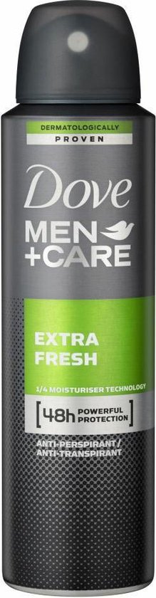 Dove Men+Care Extra Fresh Anti-Transpirant Deodorant Spray - 6 x 150 ml - Voordeelverpakking - Dove Men+Care