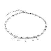 Selected Jewels Julie Dames Enkelbandje Zilver  - Zilverkleurig