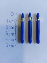 Shaften plastic - blauw - 10 sets (30 stuks)- In between
