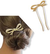 Hairpin EJO elegant - de ideale haarspeld voor lang haar! Goudkleur