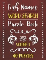 Fish Names Word Search Puzzle Book