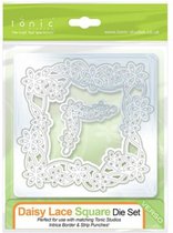 Intrica die - daisy lace square