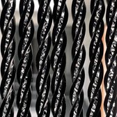 Trente - Deurgordijn Magnifico - Luxe - Zwart - 100 x 230 cm