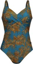 Anita Palm safari Badpak 7875 306 petrol - maat 38C