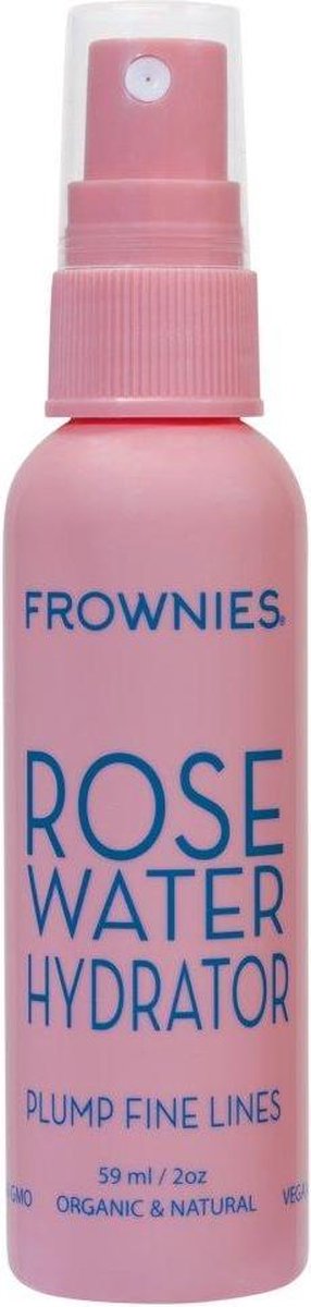 Frownies | hydraterende rozenwater spray - 100% natuurlijk (59 ml)