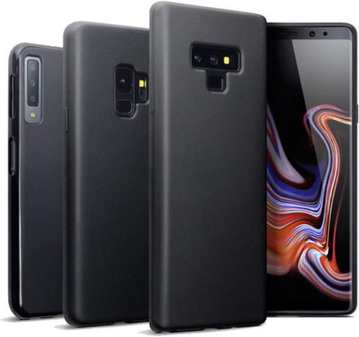 TF Cases | Samsung Galaxy A10s | Backcover | Siliconen | Zwart | High Quality
