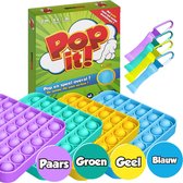 Pop It Fidget Toys Pakket Vierpak met 4x PopIt en Mesh and Marble - TikTok Speelgoed voor Kinderen - Kids Fidget Toy - Ecomtrends®