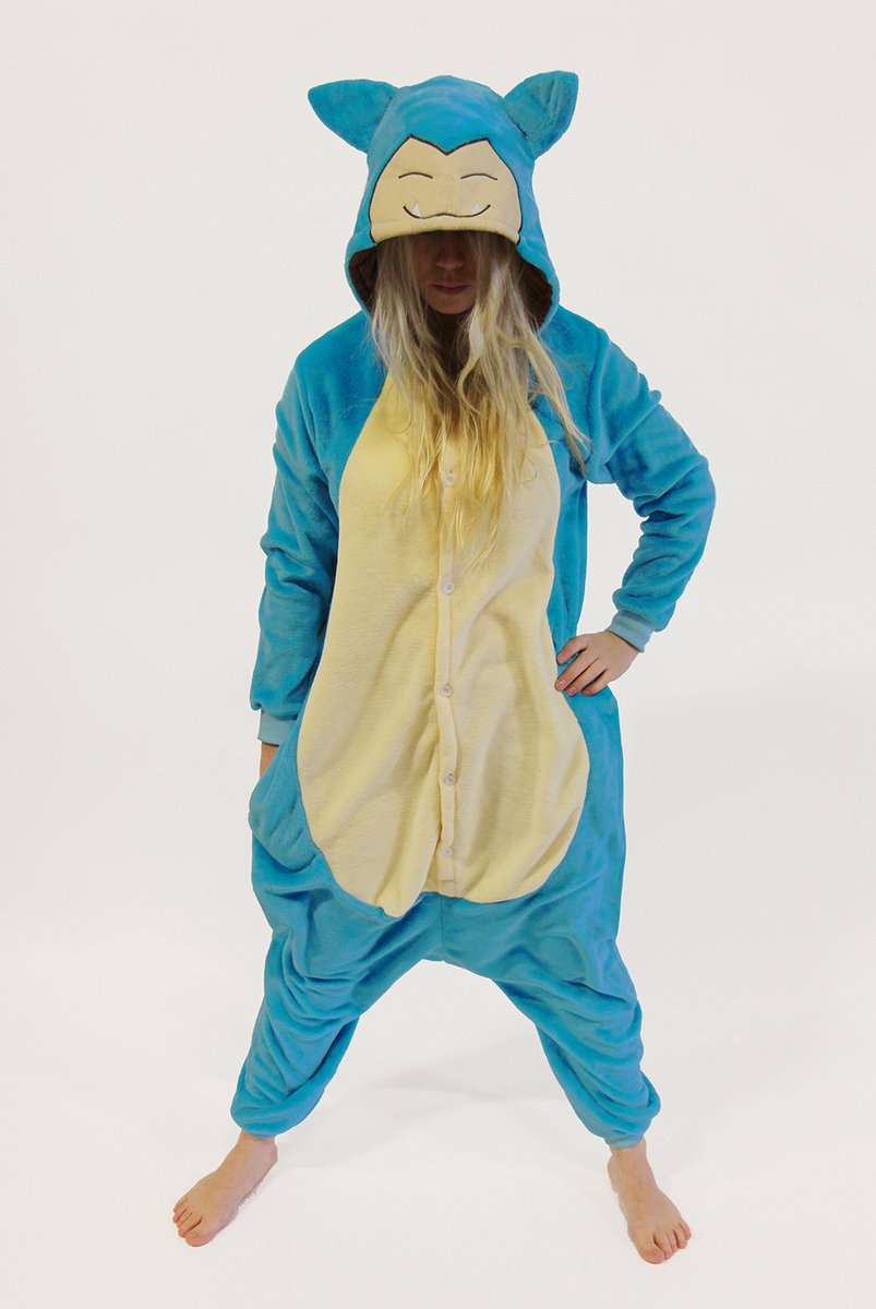 KIMU® Onesie Blauw Sumo Pak Kostuum - Maat XS-S of 152-158 - Sumoworstelaar Slaap Monster Worstelaar Jumpsuit Huispak Dames Heren Volwassenen Fleece Festival