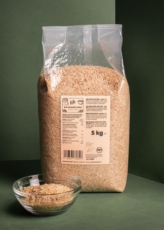 KoRo - Bio volkoren basmatirijst 5 kg van Koro — afbeelding 3