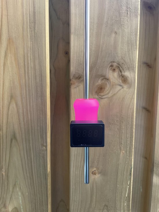 Bier snorkel met timer Roze bol