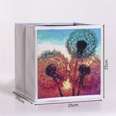 Diamond painting storage case 25x25cm - wensbloemen