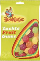 Harlekijntjes zachte fruitgum veggie zak 400 gr