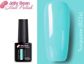 Jelly Bean Nail Polish Gel Nagellak - Gellak - Turquoise (822a) - UV Nagellak 8ml