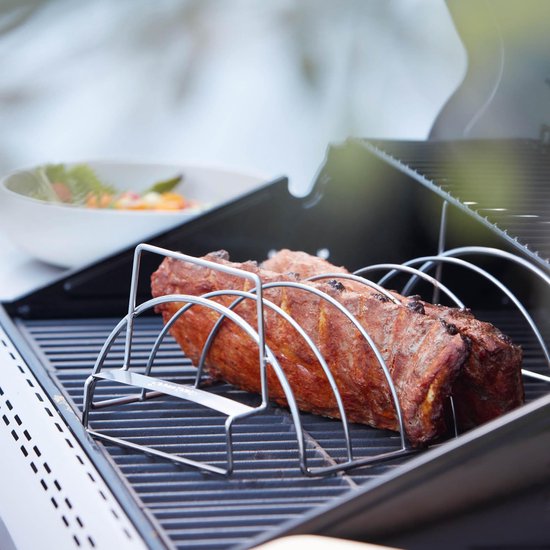 Barbecook Vlees & Ribrek - Spareribs Houder - RVS - Inox
Barbecook Vlees & Ribrek - Spareribs Houder - RVS - Inox - Barbecook