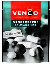 Venco - Droptoppers - Salmiak & Mint - 10 x 210 gram