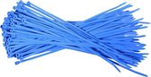 Kabelbinders 3,6 x 140 mm   -   blauw   -  zak 100 stuks   -  Tiewraps   -  Binders