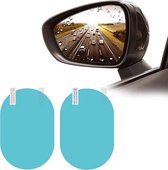 2x Nano Coating Folie- Spiegel Sticker-Spiegel Folie-anti mist zij spiegel-anti sneeuw spiegel-anti vuil zij spiegels-Achteruitkijkspiegel-Beschermfolie