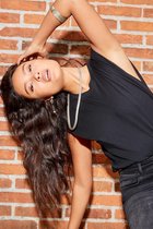 Onllucy Life S/l Shoulderpad Top Cs Jrs 15232369 Black