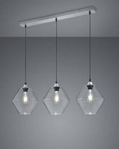 Trio Trento plafondlamp - Transpirante glazen bollen 3XE27