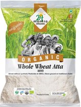 24Mantra Biologishe Volkoren Chapati-meel, 5kg