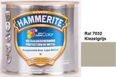 Hammerite Metaallak Lak - 2 in 1 ( primer en eindlaag) metaal - RAL 7032 - Kiezelgrijs - 0,50 L hoogglans