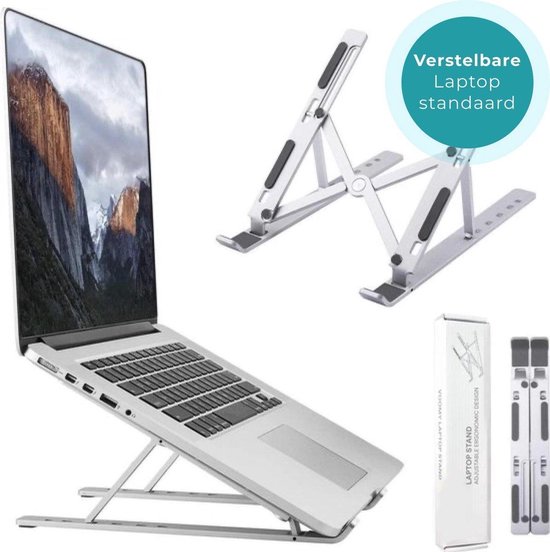 Verstelbare Ergonomische Laptop/Notebook Standaard Universeel - Apple  Macbook Pro/Air,... | bol.com